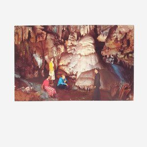 Vintage Postcard Dome Room Crystal Cave Sequoia National Park California